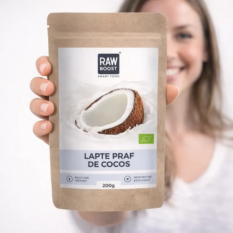 Lapte Praf de Cocos ECO, 200g | Rawboost