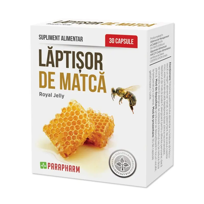 Lăptișor de matcă 30 capsule – Quantum Pharm - Energie zilnică