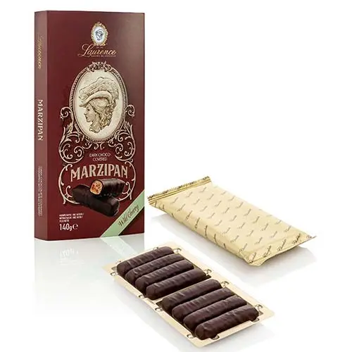 Laurence Chocolate ciocolată cu martipan și cireșe 140g