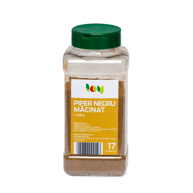 LAY PIPER NEGRU MACINAT - 400 Grame