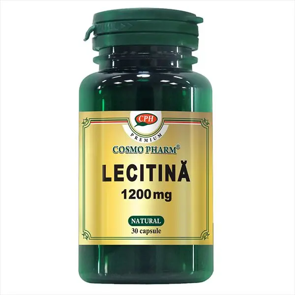 Lecitină 1200 mg 30 capsule – Cosmo Pharm