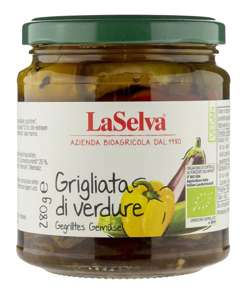 Legume eco la gratar, in ulei, 280g LaSelva