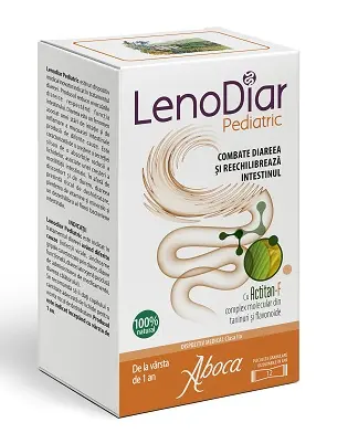 Lenodiar Pediatric 12 plicuri – Aboca - Gust de fructe