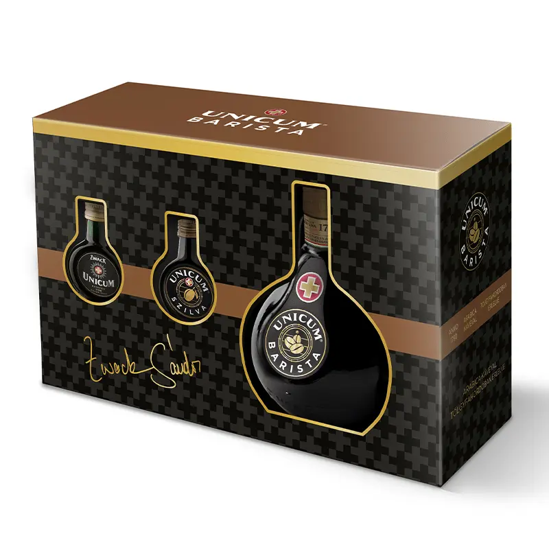 Lichior Unicum Barista 34.5% 0.7L+ Unicum 0.04L+Szilva 0.04L PAC