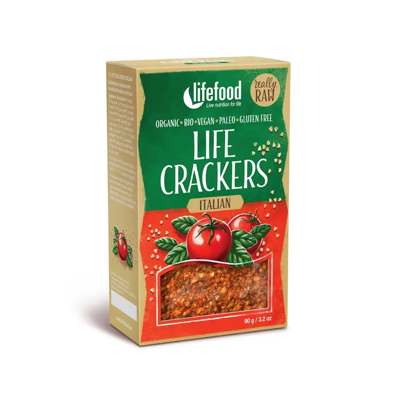 LIFECRACKERS ITALIAN RAW BIO 90G