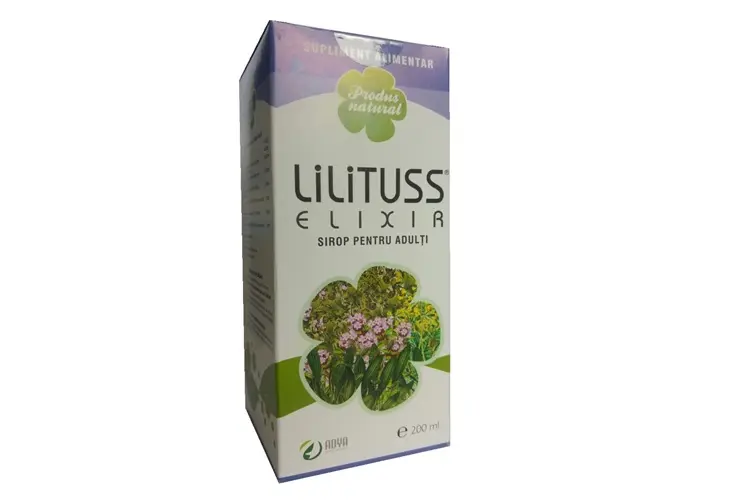 Lilituss Elixir sirop pentru adulți 200 ml – Adya Green Pharma