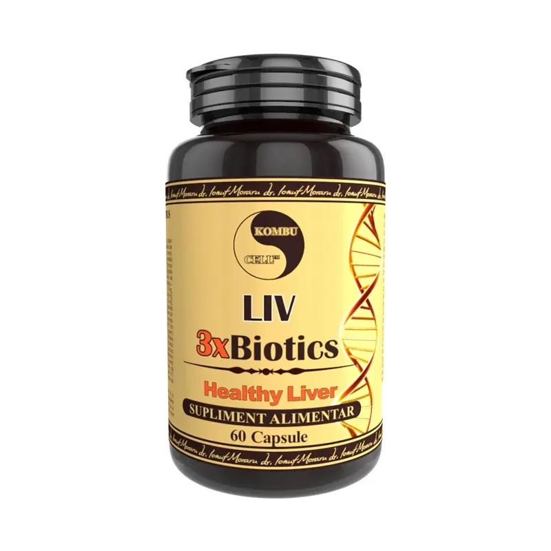 Liv 3xBiotics 60 capsule – Medica - Ficat și digestie