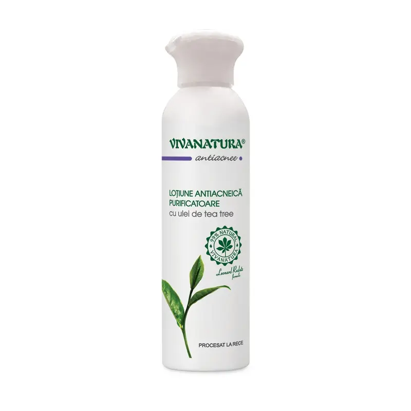 Loțiune antiacneică cu ulei de tea tree 150 ml – VivaNatura