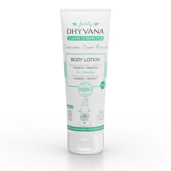Lotiune eco de corp cu unt de shea si galbenele 200ml Dhyvana