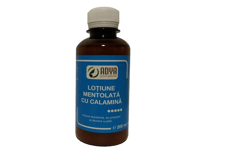 Loțiune mentolată cu calamină 200 ml – Adya Green Pharma