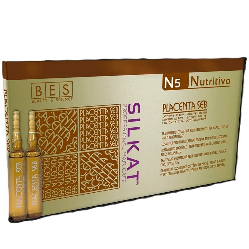 Loțiune Silkat N5 Nutritivo Placenta 12 fiole x 10 ml – Bes