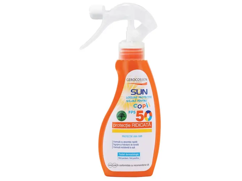 Lotiune Spray SPF50 pentru copii 200ml Gerocossen