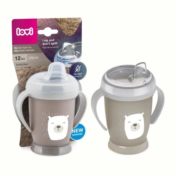 Lovi Cana Mea Non-Spill Junior 250 ml Buddy Bear - 35/344