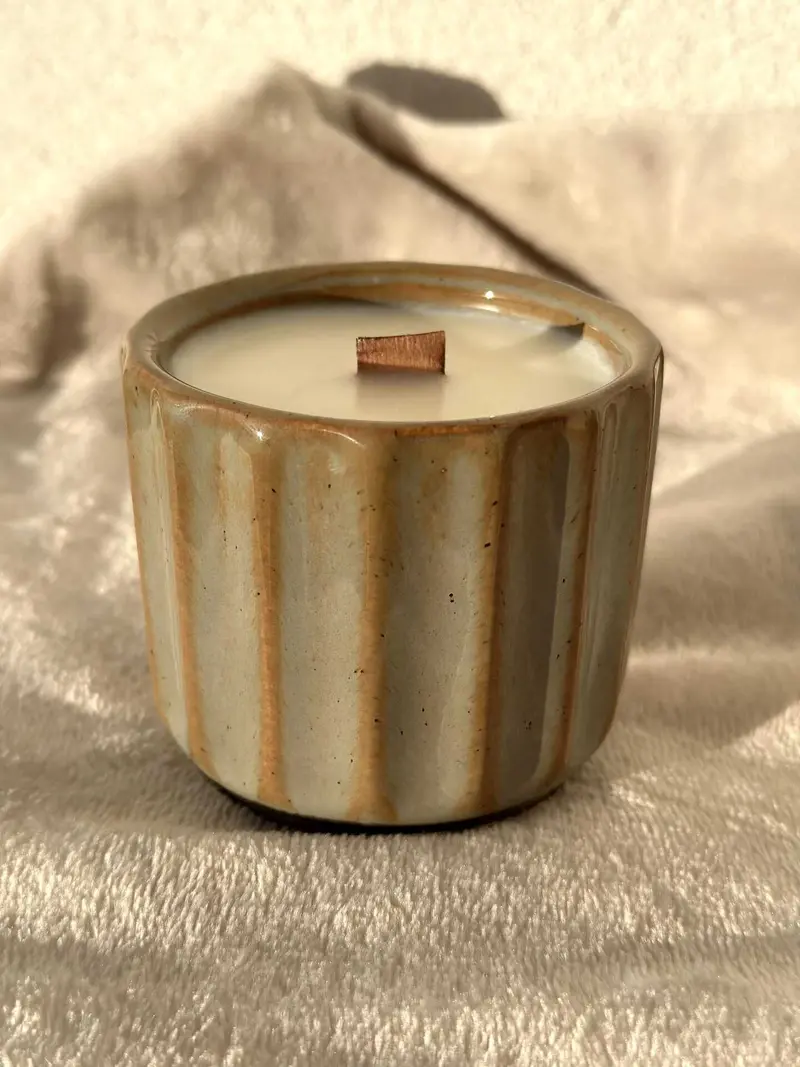 Lumanare soia parfumata Cream