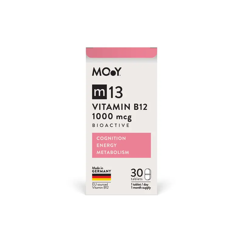 m13 Bioactive B12 1000 mcg, 30 tablete, 8 g, Molecules of Youth, natural