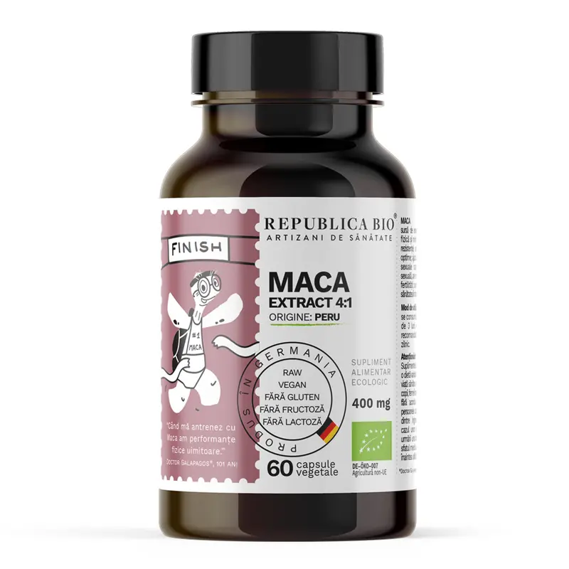 Maca Ecologica din Peru (400 mg - extract 4