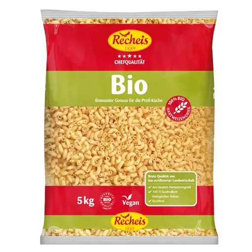 Macaroane bio din grau dur, 5kg Recheis