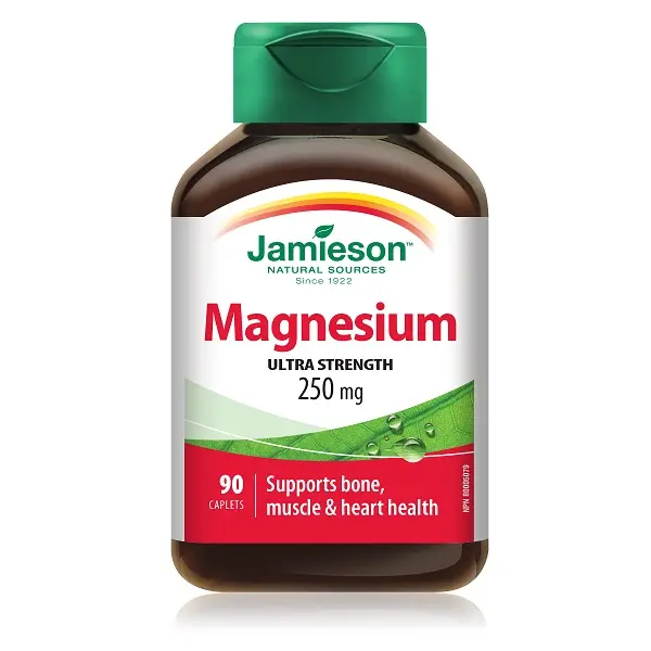 Magneziu 250 mg 90 comprimate – Jamieson - Mușchi și oase