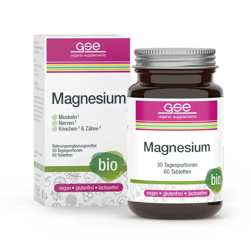 Magneziu Bio Compact Vegan GSE 60 Pastile 615 mg 37 g
