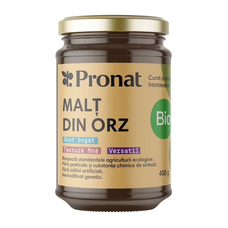 Malt din orz bio 400g Pronat