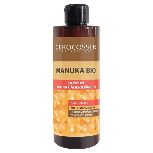 Manuka Bio șampon contra căderii 400 ml – Gerocossen Manuka Bio