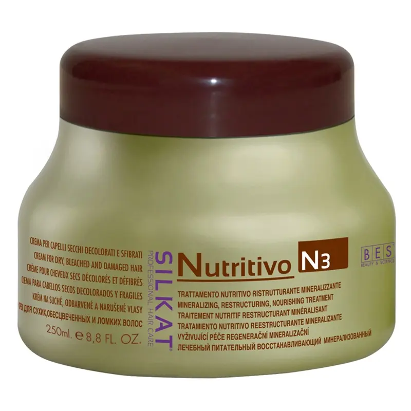 Mască cremă Silkat Nutritivo N3 250 g – Bes Romania - Nutriție