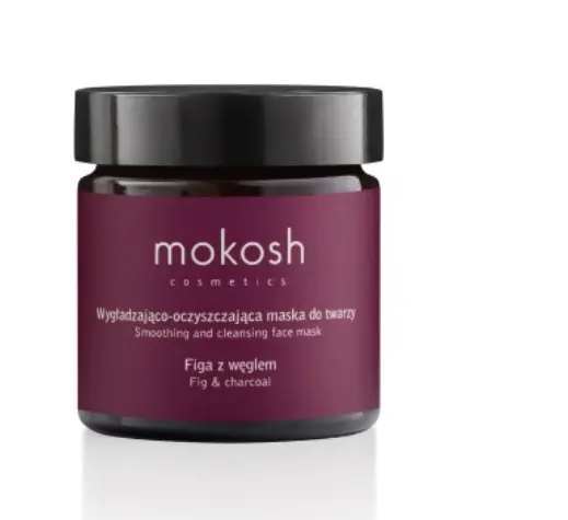 Masca de fata de netezire si curatare smochine & carbune - 60 ml Mokosh