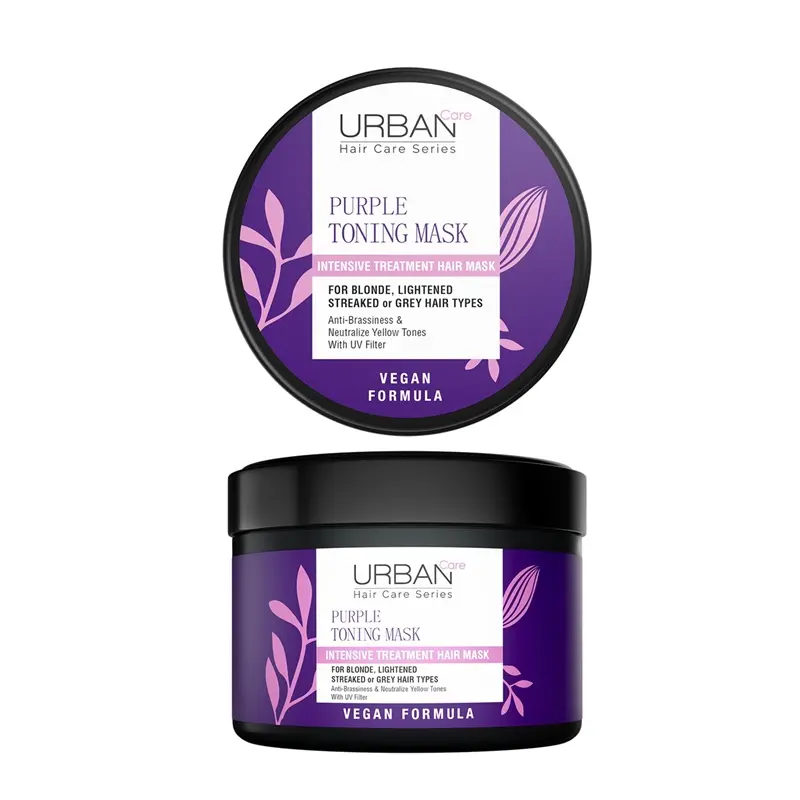 Mască nuanțatoare violet păr decolorat 230 ml – Urban Care