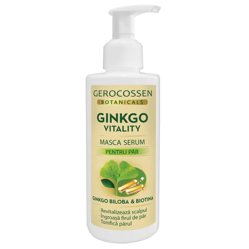 Masca serum pentru par Botanicals Ginko Vitality 200 ml Gerocossen