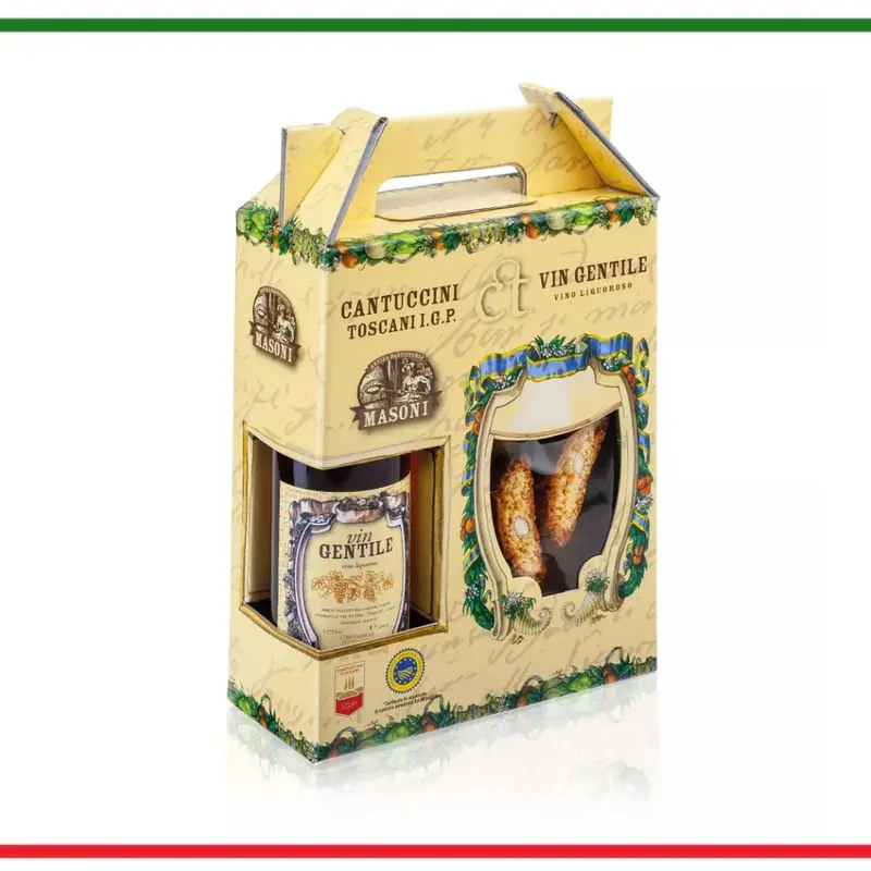 Masoni Cantucci Toscani cu Vin Gentile