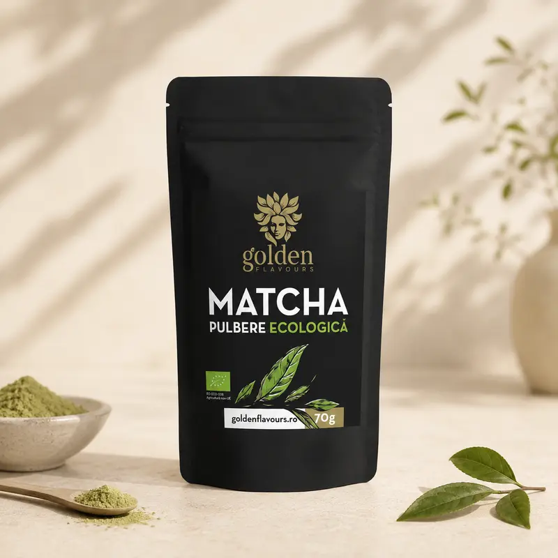 Matcha Ceremonială ECO/ BIO, 70g | Golden Flavours