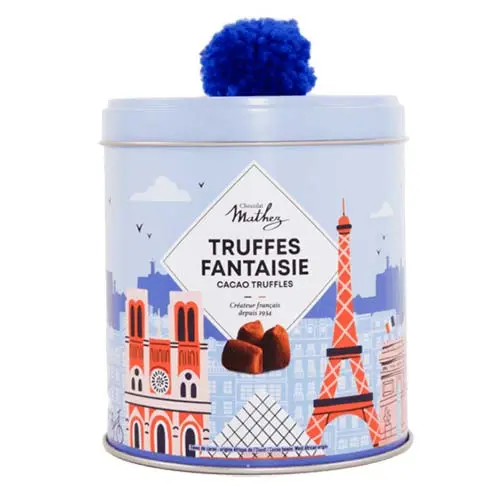 Mathez trufe de ciocolată French Travel cu pompon 250g