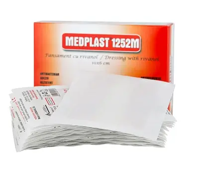 Medplast 1252m plasture 6 cm x 10 cm 20 buc/cutie – Mebra