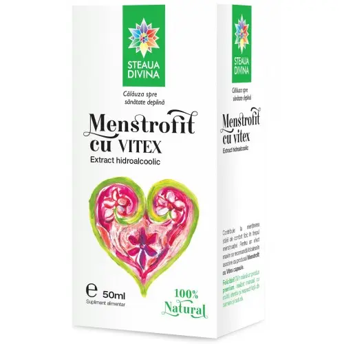 Menstrofit cu Vitex extract hidroalcoolic 50 ml – Santo Raphael