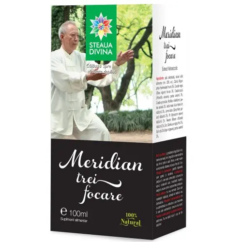 Meridian Trei Focare – tinctură 100 ml – Santo Raphael - Cătină