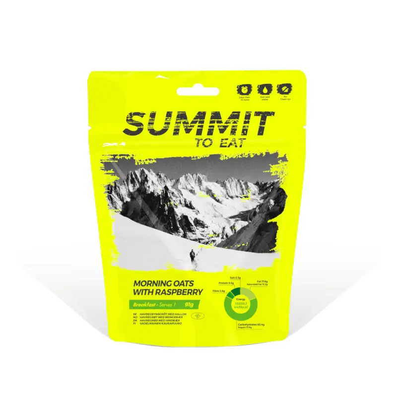 Mic dejun cu ovăz și zmeură - 98g