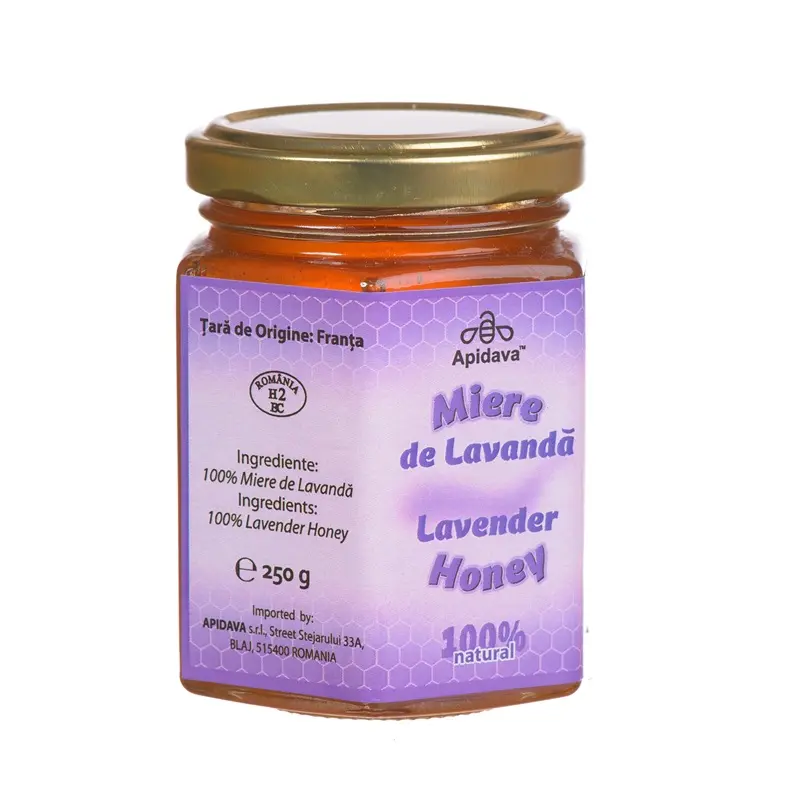 Miere de lavandă 250 g – Apidava - Aromă florală
