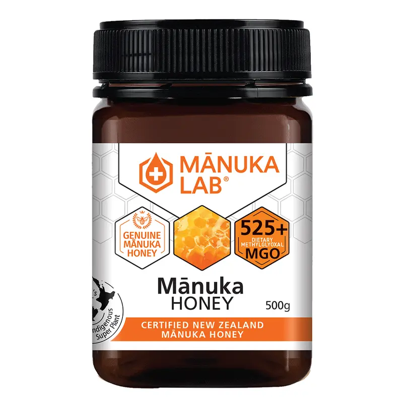 Miere de Manuka MANUKA LAB, MGO 525+ Noua Zeelanda, 500 g, naturala
