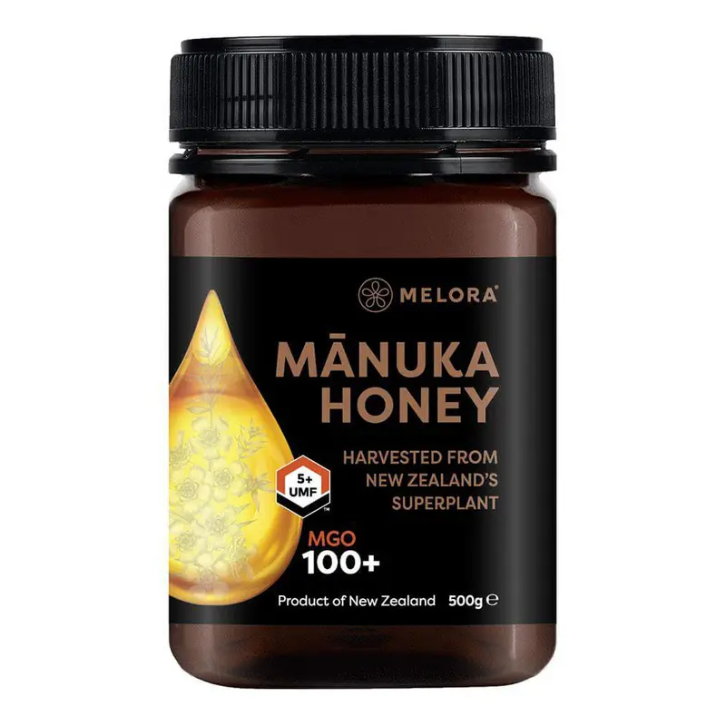 Miere de Manuka Melora, MGO 100+ (UMF 5) Noua Zeelanda, 500 g, naturala