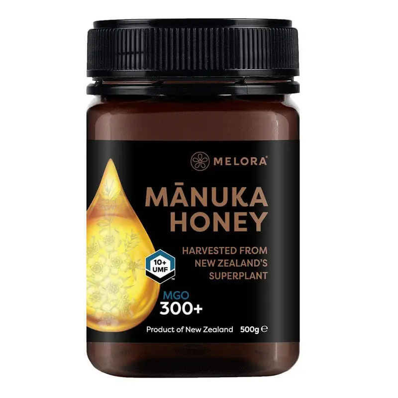 Miere de Manuka MELORA, MGO 300+ (UMF10+) Noua Zeelanda, 500 g, naturala