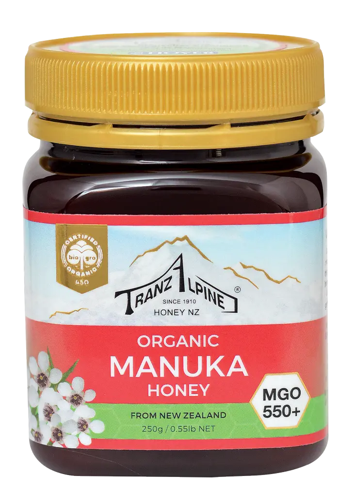MIERE DE MANUKA MGO 550+ BIO 250G