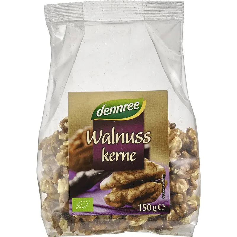 Miez de nuca bio jumatati, 150g