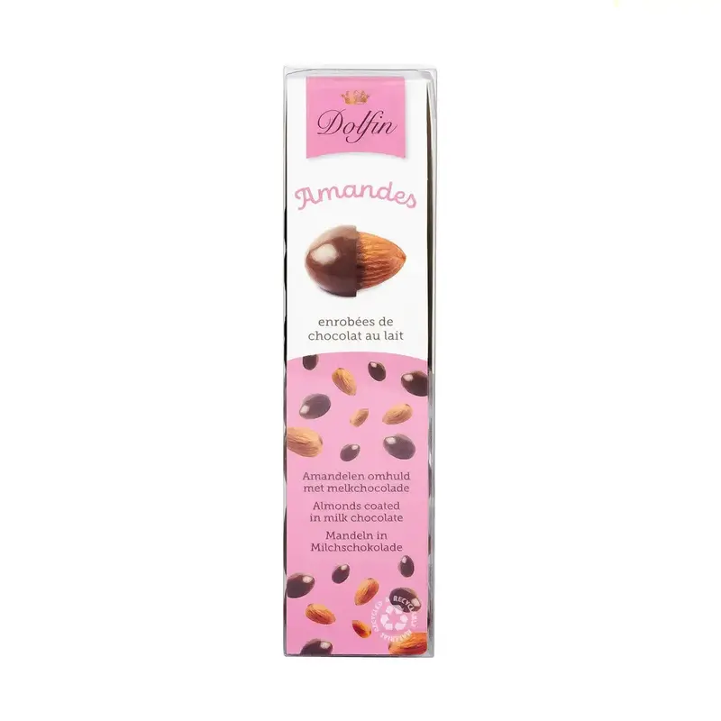 Migdale învelite în ciocolată cu lapte 100g Dolfin