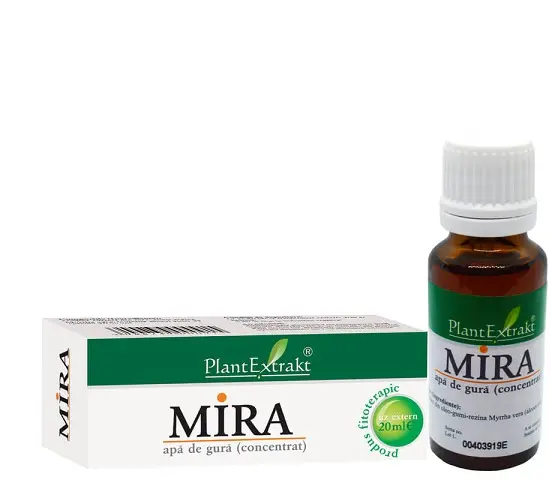 Mira apă de gură concentrată 20 ml – Plantextrakt