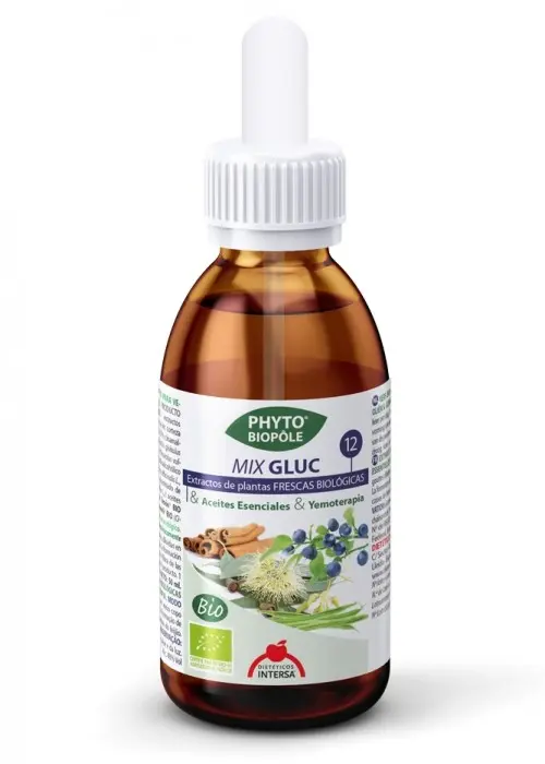 Mix bio 12 din plante, metabolismul glucozei-diabet, 50ml Phyto-Biopôle