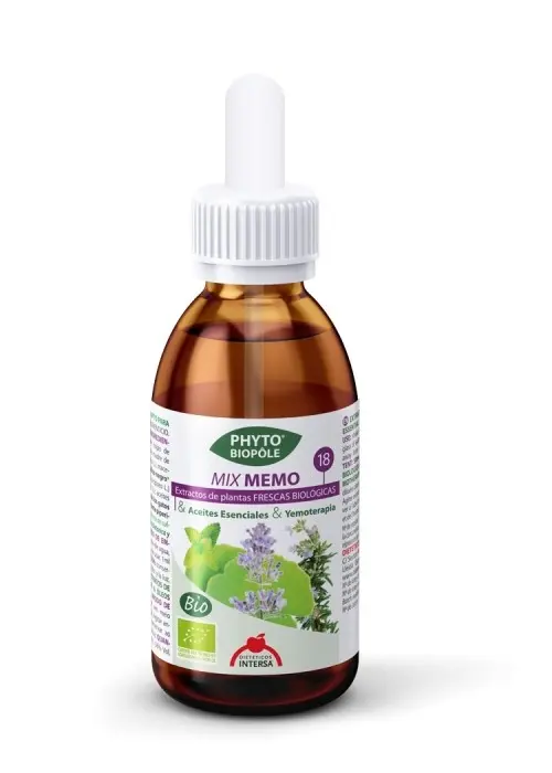 Mix bio 18 din plante, Memo, Memorie, 50ml Phyto-Biopôle