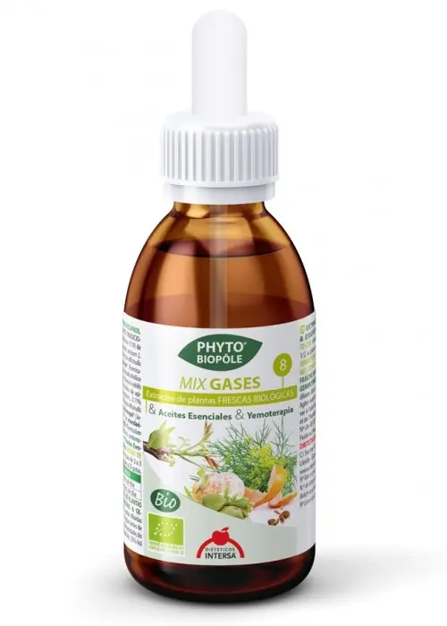Mix bio 8 din plante, Gaze, digestie si stomac plat, 50ml Phyto-Biopôle
