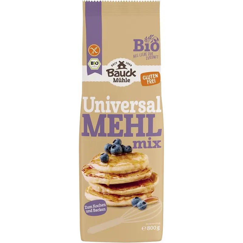 Mix bio de faina universala fara gluten, 800g | BauckHof