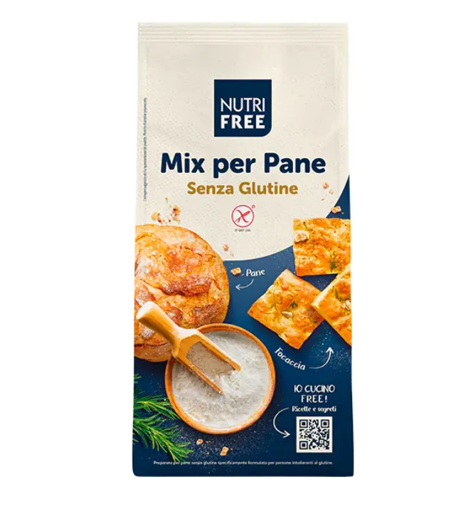 Mix faina pentru paine fara gluten 1000g Nutri Free