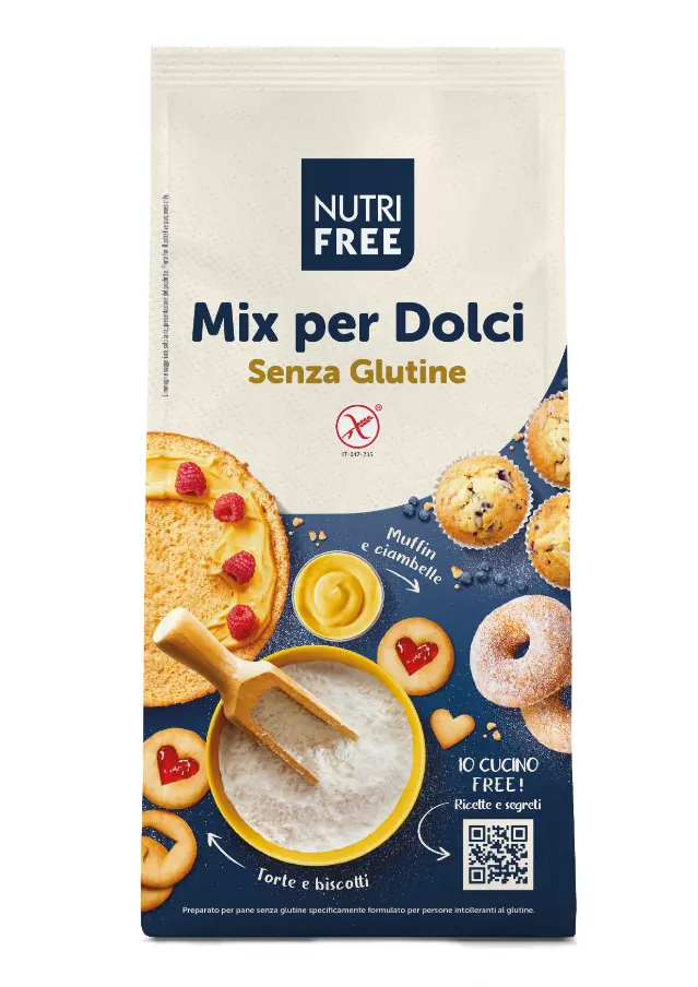 Mix faina pentru prajituri fara gluten 1kg Nutri Free